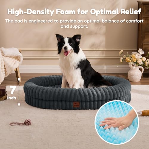Orthopedic Dog Bed (Dark Grey / XL(41*30*7))