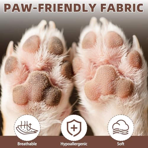 Dog Socks Shoes for Hot Pavement (Coffee Brown / X-Large(4 Pack))