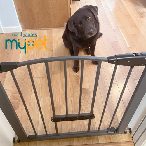 EasyPass Deco Wide Pet Gate (Deco EasyPass / 31" Tall; 40.5" Wide / Graphite)