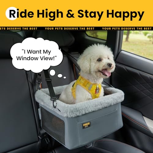 2 Pack Dog Car Seat (Grey / 2 Pack-Small Dogs under 20lbs)