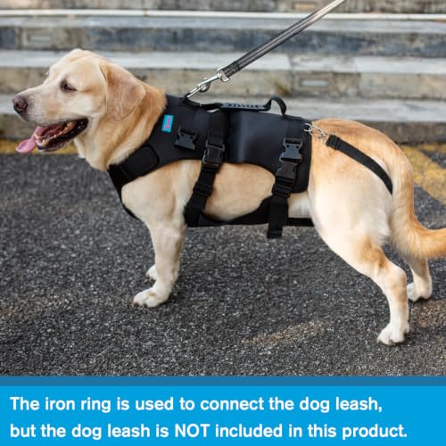 Dog Lift Harness (S / Black)