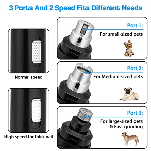 Dog Nail Grinder Upgraded (D-Black)