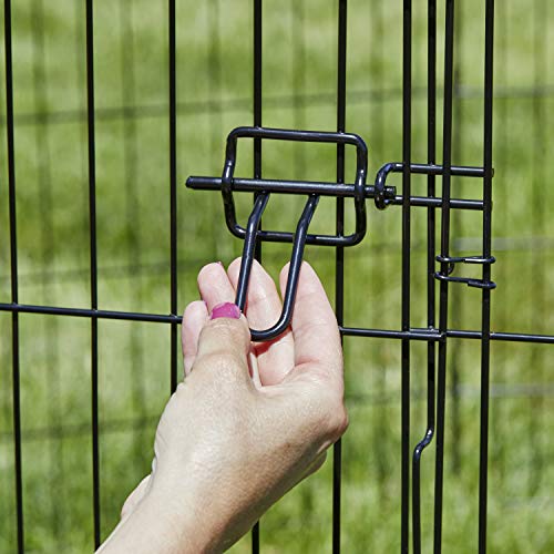 MidWest 42 Inch Exercise Pen (Black w/ Door / 42" H)