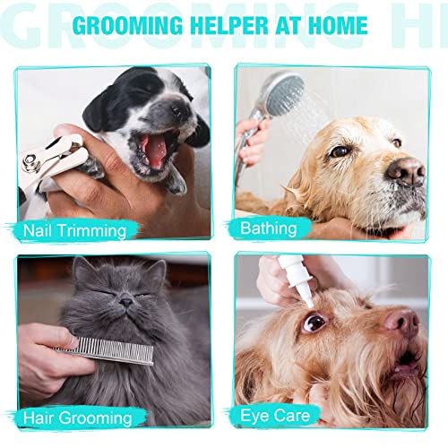 Dog Grooming Hammock (S for Small Dogs 30LB / Green)