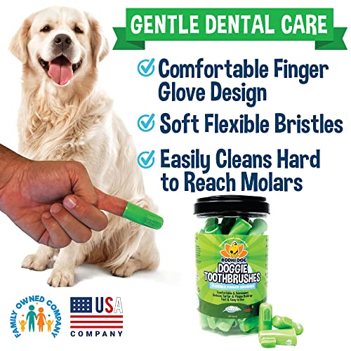 Finger Toothbrush for Dogs & Cats (1 Count (Pack of 50))