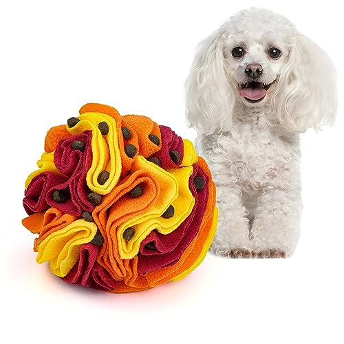 Pet Snuffle Ball (Sunset color / 15cm)