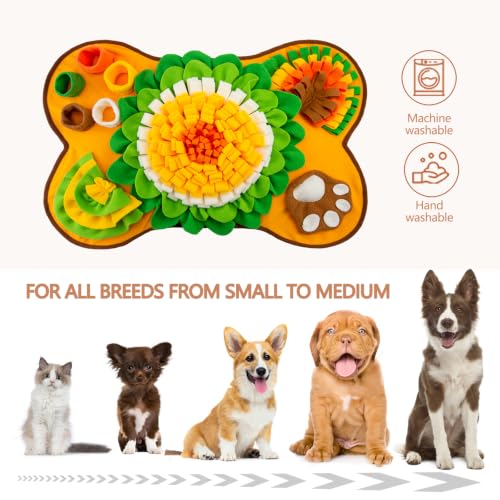 Snuffle Mat for Dogs (Orange / One Size)