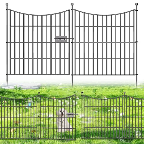 No Dig Dog Fence Outdoor for Yard with Gate (24 in(H) X 20 ft(L))