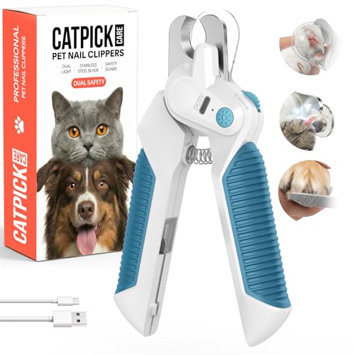 Dog Nail Clippers with LED Light (Multi)