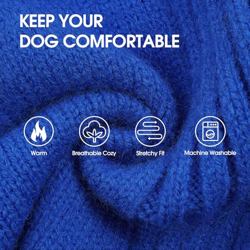 XXXL Dog Sweater (Sapphire Blue / XXX-Large)