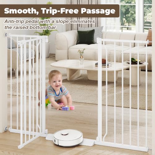 36" Extra Tall Baby Gate (White / 29-55"Wide, 36"Tall)