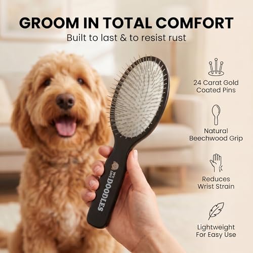 Pin Brush for Dogs (Silver Pins)