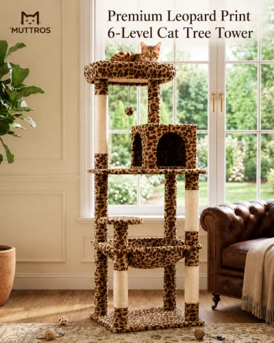 Leopard Cat Tree (Leopard / 56.3in)