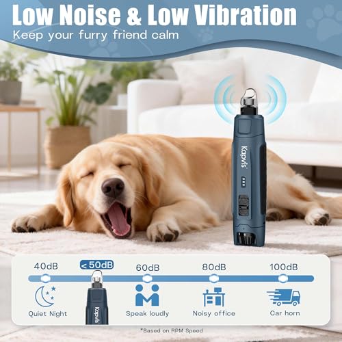 6 Speed Dog Nail Grinder with Guard (Blue)
