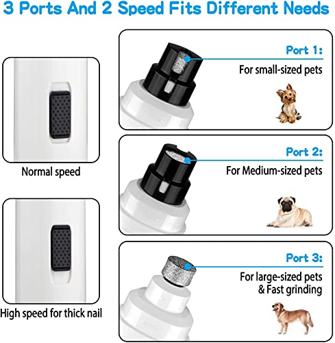 Dog Nail Grinder Upgraded (A-White)