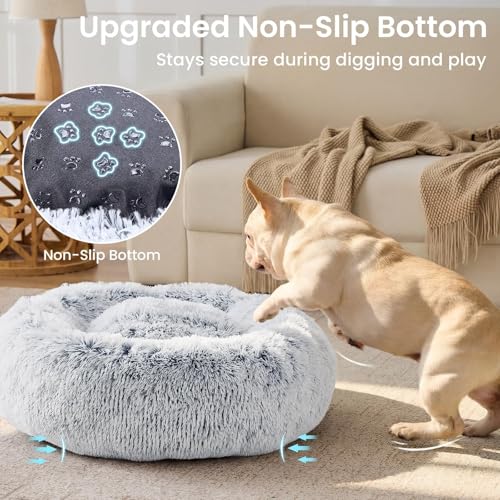 Small Dog Bed (01 - Smoke Grey / 20.0"L x 20.0"W x 6.0"Th)