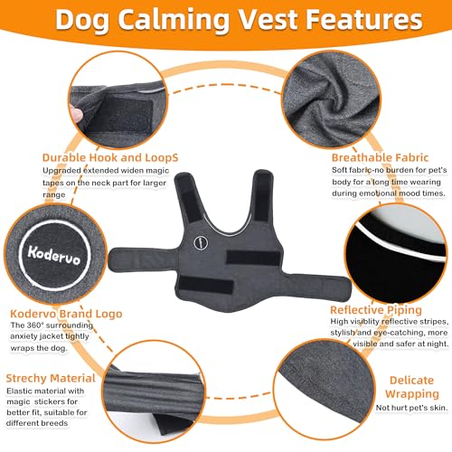 Dog Anxiety Jacket (XX-Large / Dark Gray)