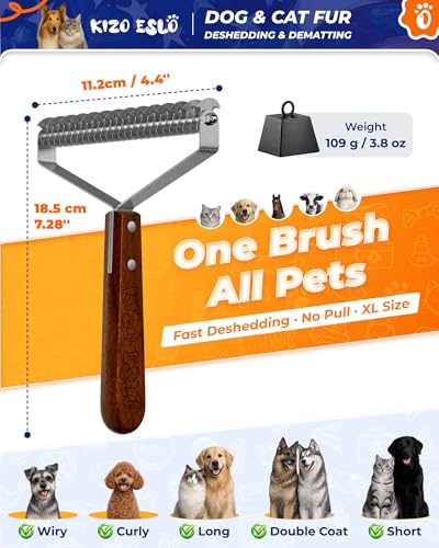XL+ Undercoat Rake for Dogs & Cats (XL)