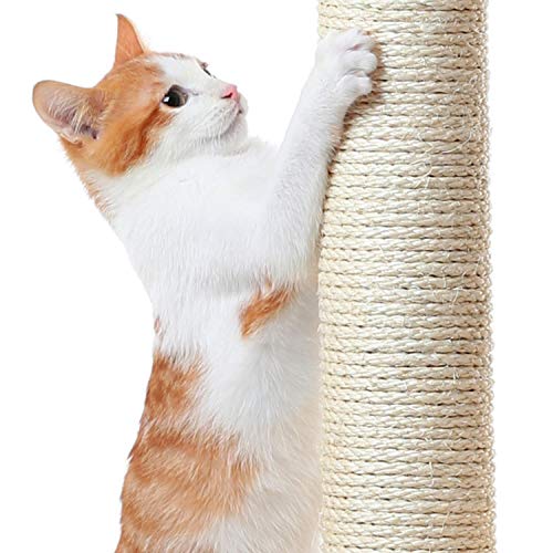 70in Multi Level Sturdy Cat Tree (Green / 70in)