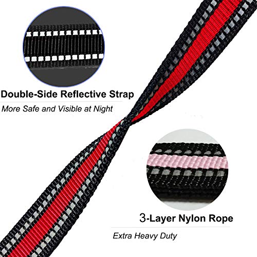 Short Dog Leash (Wide-Red)