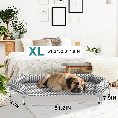 Orthopedic Dog Beds for Large Dogs (6 sided Bolster X-Large)