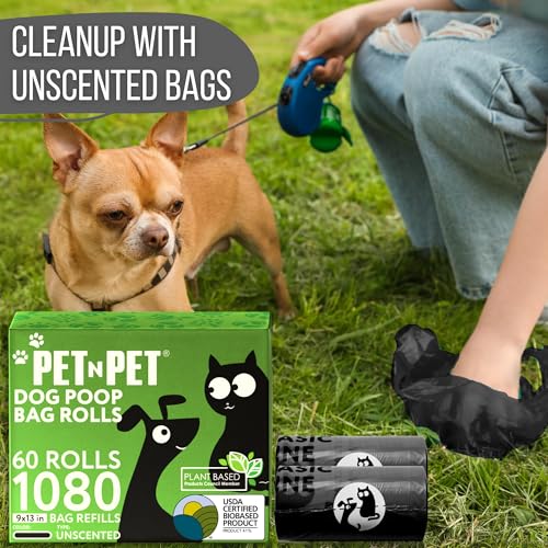 Poop Bags for Dogs (Black - Unscented)