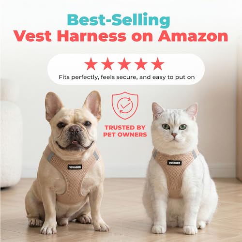 Voyager Step in Air Dog Vest Harness (Khaki / XL (Chest: 20.5 - 23"))