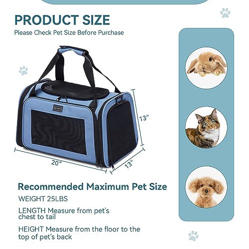 Dog Carrier for Small Dogs (Large / Blue)
