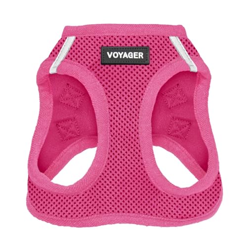 Voyager Step in Air Dog Vest Harness (Fuchsia / M (Chest: 16 - 18"))