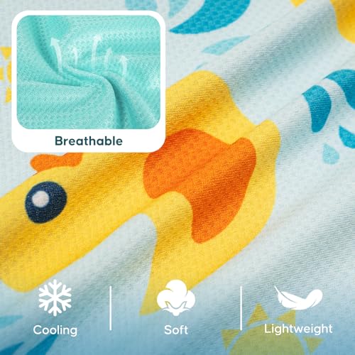 2Pack Dog Shirt for Large Dogs Soft Breathable T (XX-Large (40-55lbs) / 4# Duck+Blue)