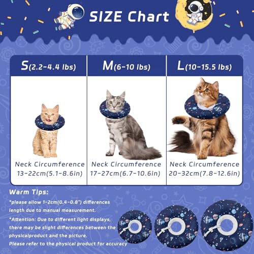 Cat Cone Collar Soft (Planet / Small)
