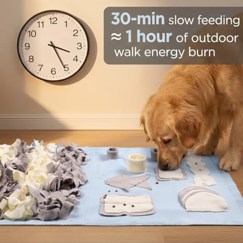 Snuffle Mat for Dogs (Blue / Medium 22x38 inch)