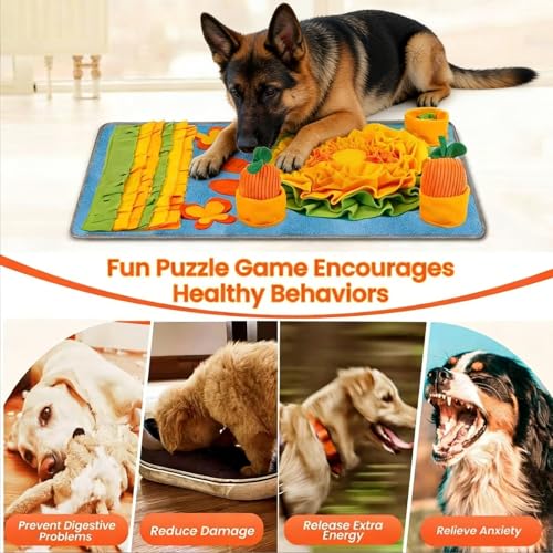 Snuffle Mat for Dogs (blue)