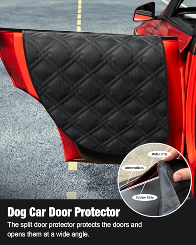 Dog Car Seat Cover for Back Seat Compatible with 2020 (Tesla Dog Car Seat - Hard Bottom)
