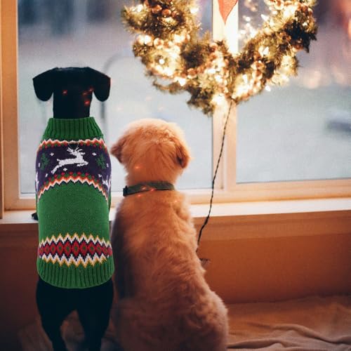 Dog Christmas Sweater (X-Small / Christmas Deer)