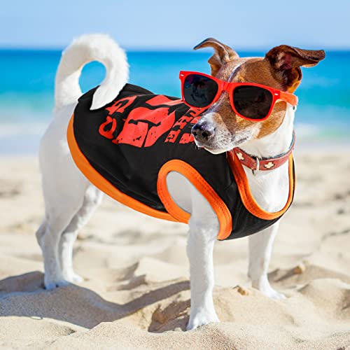 8 Pcs Dog T Shirts Printed Funny (Large)