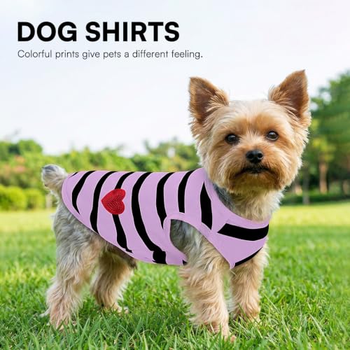 Dog Shirts for Small Dogs (Purple-Vest / Small)