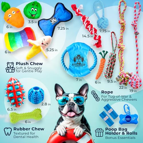 Dog Chew Toys (18 Count / 18 Pack - Classic)