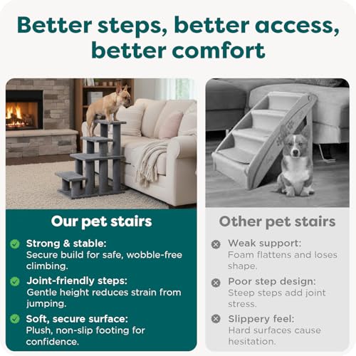 Steady Paws Multi (Cream / 3-Step / Pet Stairs)
