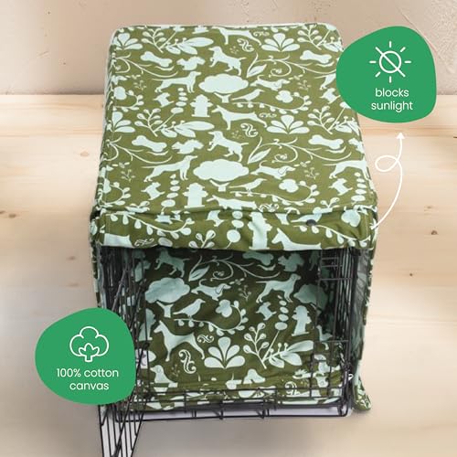 Amarillo by Morning Dog Crate Cover (Amarillo By Morning / 30.0"L x 21.0"W x 24.0"H)