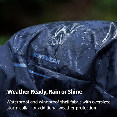 Sun Shower Dog Raincoat Coverall (Midnight Blue / XX-Small)