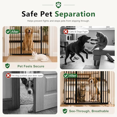 63" Extra Tall Pet Gate for Cat (63" Tall, 29.9"-45.3" Wide)