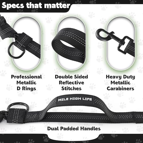 Hands Free Leash (Black / 7FT Hands Free)