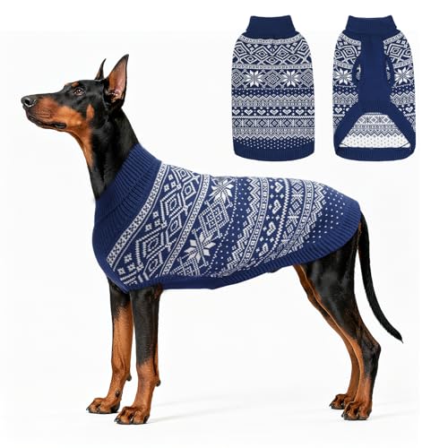 Dog Sweater Argyle (X-Large / Blue)