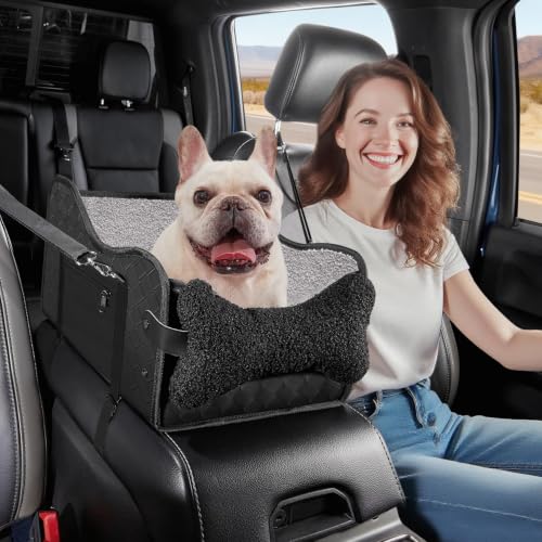 Center Console Dog Car Seat for Small Dogs