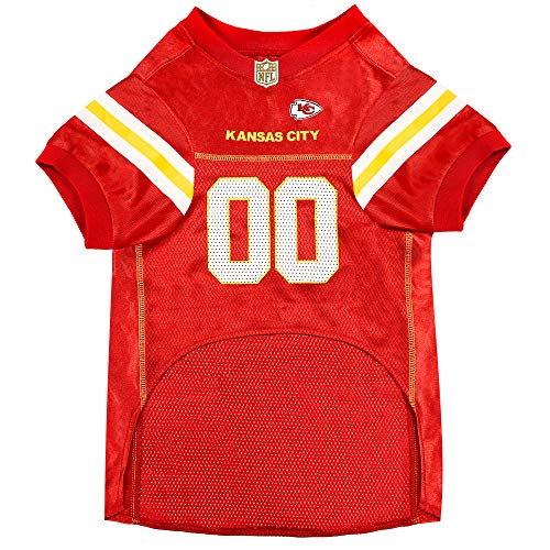NFL AFC West Mesh Jersey for Dogs (Medium / Kansas City Chiefs)