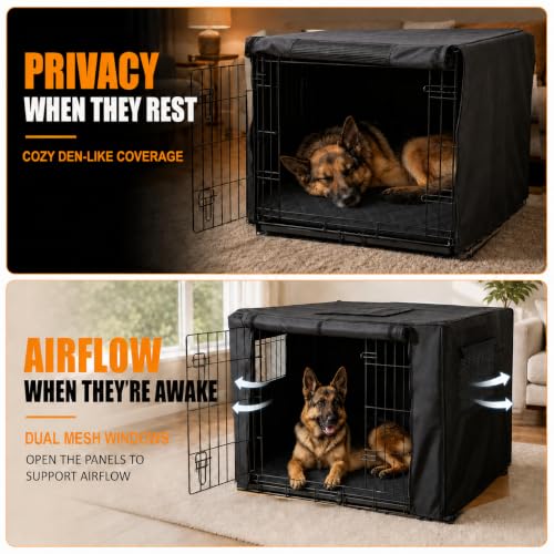 Dog Crate Cover for 42 (42 x 28 x 30 Inch)