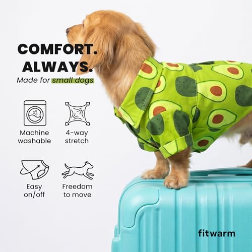 Avocado Hawaiian Dog Shirt (Medium / Avocado)