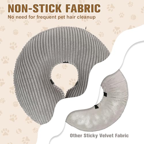 Inflatable Dog Cone Collar (Grey / XL(Neck: 18"-21" | Diameter: 21"))
