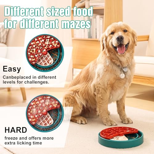 3 Level Slow Feeder Dog Bowl